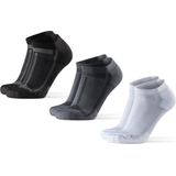 DANISH ENDURANCE - Korte Hardloopsokken - 3 Paar - Anti Blaren - Lichte Compressie