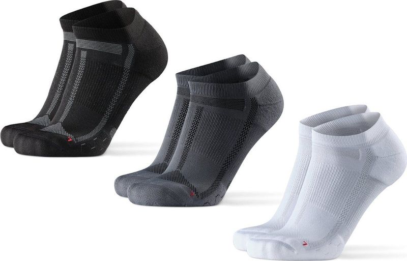 DANISH ENDURANCE - Korte Hardloopsokken - 3 Paar - Anti Blaren - Lichte Compressie