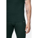 DANISH ENDURANCE Thermo T-Shirt - Donkergroen - Merino Wol
