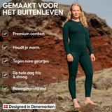 DANISH ENDURANCE - Thermolegging - Donkergroen - Merino Wol - Thermobroek