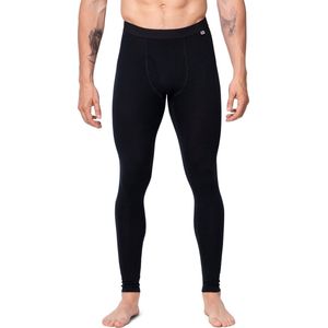 DANISH ENDURANCE Thermo Leggings voor Heren - met Gulp - van Merino Wol - Zwart- XXXL