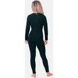 DANISH ENDURANCE Thermo Ondergoed set voor Dames - van Merino Wol - Ademend - Donkergroen - XL