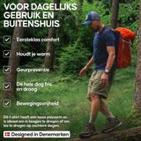 DANISH ENDURANCE - Thermo T-Shirt - Donkergroen - Merino Wol - Heren