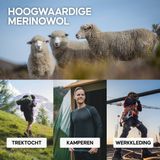 DANISH ENDURANCE - Wandelsokken - Meerkleurig - Ademende Merino Wollen Wandelsokken - 3 Paar