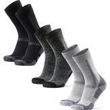 DANISH ENDURANCE - Wandelsokken - Meerkleurig - Ademende Merino Wollen Wandelsokken - 3 Paar