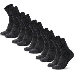 DANISH ENDURANCE - Merino Wol Wandelsokken - Lichte Sportsokken - 5 Paar - Maat 43-47