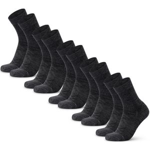 DANISH ENDURANCE - Merino Wol Wandelsokken - Lichte Sportsokken - 5 Paar - Maat 43-47