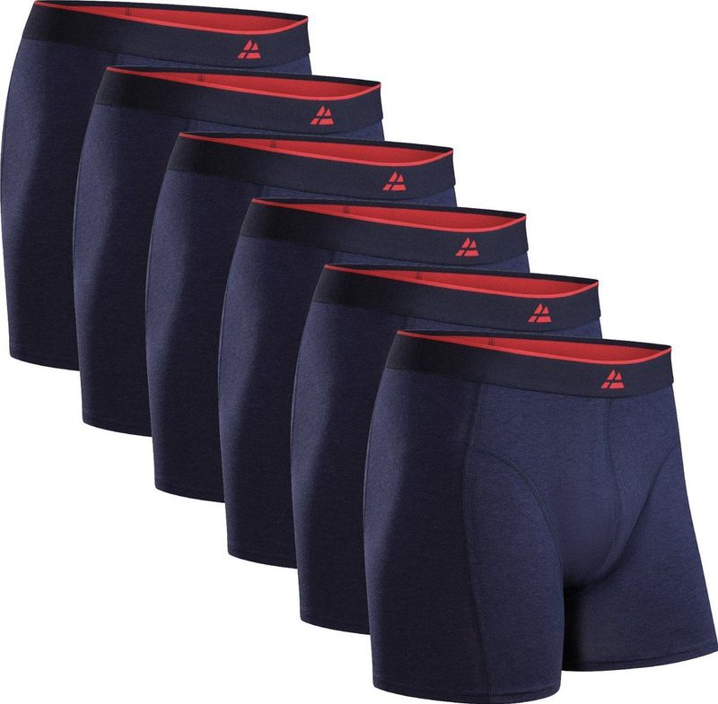 DANISH ENDURANCE - Boxershorts - Marineblauw - Bamboe Viscose - 6 pack