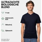DANISH ENDURANCE T-Shirt voor Heren - V-Neck - Marineblauw - 2 pack