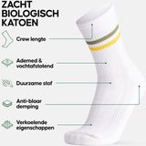 DANISH ENDURANCE Retro Crew Sokken - Veelkleurig - 6 Paar - Sport en Casual