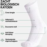 DANISH ENDURANCE - Sport Crew Sokken - 6 Paar - Zweetafvoerend en Ademend