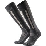 Merino Skisokken - Kniehoog - Thermoregulerend - Antibacterieel - Zwart