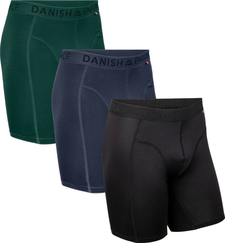 DANISH ENDURANCE Sportonderbroeken Heren - Quick Dry - Sport Boxershorts - 3 pack - Meerkleurig - Maat M
