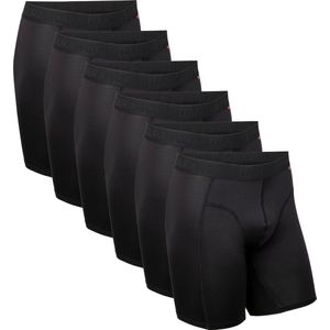 DANISH ENDURANCE - Sportboxershorts - Zwart - 6-Pack - 90% Polyester, 10% Elastaan