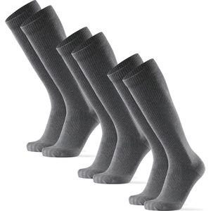 DANISH ENDURANCE - Compressiekousen - Grijs - 14-18 mmHg - 3 paar