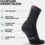 Danish Endurance - Wandelsokken - Zwart - Merinowol - Ademend en Antibacterieel