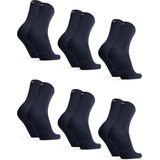 DANISH ENDURANCE Bamboe Sokken - Antibacterieel - Marineblauw - 6 Paar