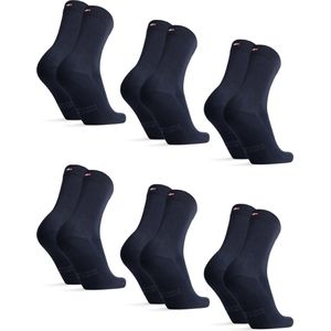 DANISH ENDURANCE - Klassieke Bamboe Viscose - Sokken - Marineblauw - 6-paar