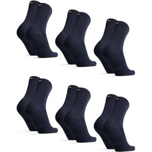 DANISH ENDURANCE - Klassieke Bamboe Viscose Sokken - Marineblauw - 6-paar
