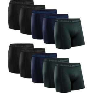 DANISH ENDURANCE - Boxershorts - Meerkleurig - 10-Pack - Katoen, Ademend, Klassieke Pasvorm
