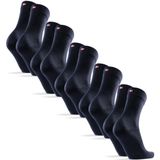 DANISH ENDURANCE - Merinowol Sokken - Marineblauw - 5 Paar