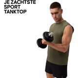 Sporttop - Zwart - 95% Polyester - Ademend en Sneldrogend