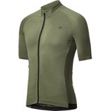 DANISH ENDURANCE - Fietsshirt - Olijfgroen - Korte Mouwen - Ademend - Volledige Ritssluiting