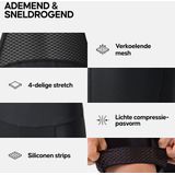 DANISH ENDURANCE - Wielershort Heren - 3D Pro Padding - Sneldrogend - Voor Lange Afstand Fietsen - Zwart - Maat M