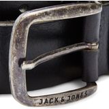 Jack & Jones JacPaul Riem Zwart Leer Zilveren Gesp - 90