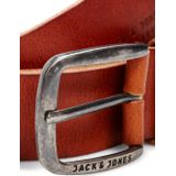 Jack & Jones JacPaul Riem Lichtbruin Leer Zilveren Gesp - 90