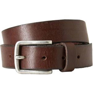 JACK & JONES leren riem JACLEE donkerbruin