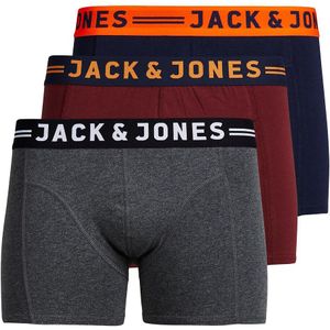 Jack & Jones - JAC Lichfield - Boxershorts - Set van 3 - Contrastkleurige Band