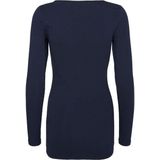 Vero Moda - Extra Lange T-shirt - Zwart - Katoen