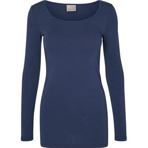 Vero Moda - Extra Lange T-shirt - Zwart - Katoen