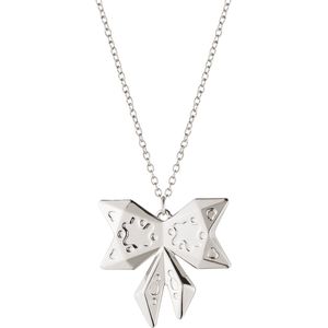 Georg Jensen Kerstboom Decoratie Strik Christmas Collectibles 2022 - ketting - zilver