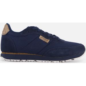 Woden Signe Sneakers blauw Suede