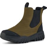 Woden Damenstiefel Magda Gummi Laufsohle 786 Dunkel Oliv / Schwarz