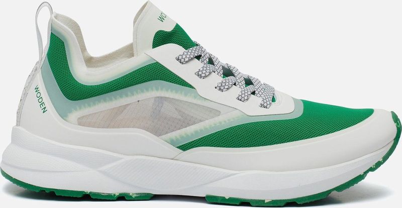 Woden Stelle Transparent Sneakers wit Textiel - Dames