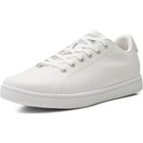 Woden Dames Jane Leather III Sneakers Maat 37,511 Blanc de Blanc, wit, 37 EU Smal