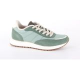 Woden Nellie Soft Reflective groen dames sneakers