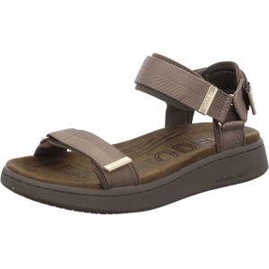 Woden - WL926 - Sandalen - Groen - Stof - Klittenband - Casual