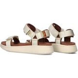 Woden - Line - Sandalen - Beige - Goud
