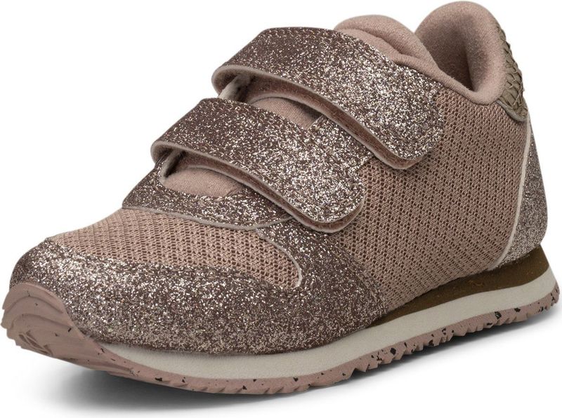 Woden Ydun Glitter Ii Kids Lage sneakers - Meisjes - Roze