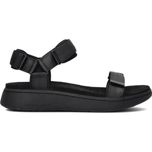 Line - Sandalen - Zwart - Textiel - Natural Soft Tussenzool