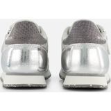 Woden Dames Ydun Metallic Zipper Sneakers Maat 41,049 Sea Fog Grey, grijs, 41 EU Smal