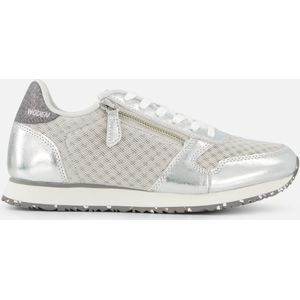 Woden Dames Ydun Metallic Zipper Sneakers Maat 40,049 Sea Fog Grey, grijs, 40 EU Smal