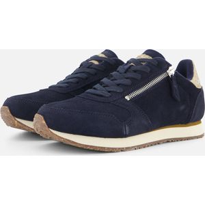 Woden Ydun Sneakers blauw Suede - Dames