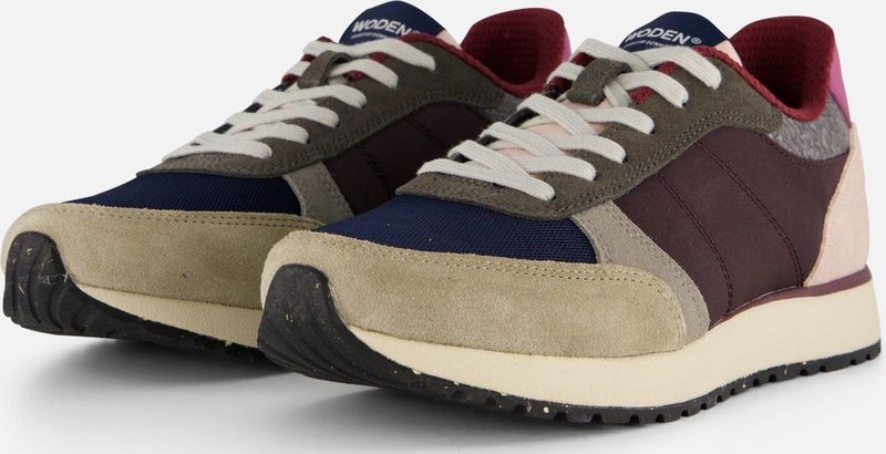 Woden Ronja Sneakers bruin Leer - Dames