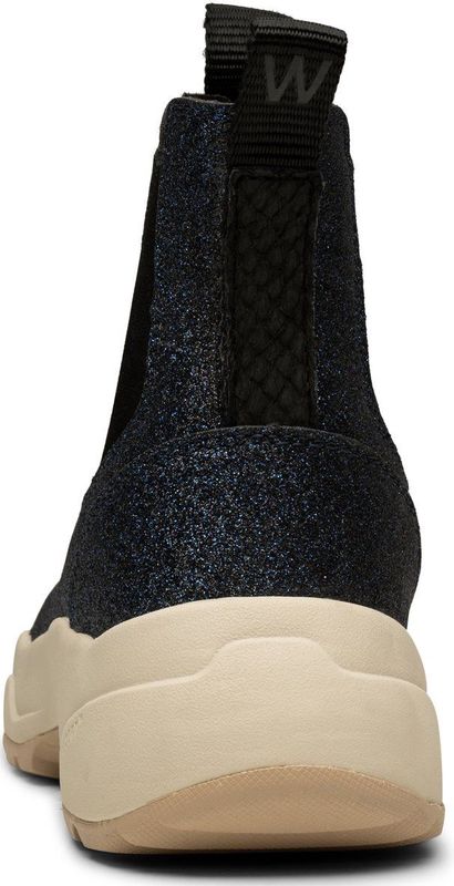 WODEN - Silje Glitter - Enkellaarsjes - Veelkleurig - Lichtgewicht - EVA-zool