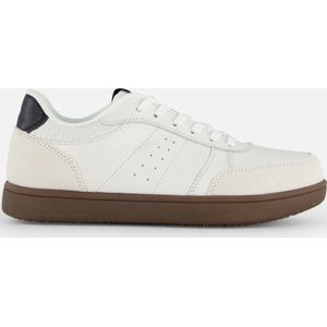 Woden Bjork Mix Sneakers wit Leer - Dames - Maat 38